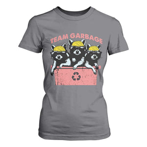 Funny Trump Supporter T Shirt For Women Team Garbage Racoon Blonde Hair TS11 Charcoal Print Your Wear