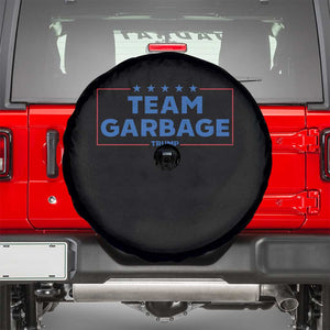 Team Garbage Trump 2024 Spare Tire Cover Star Striped TS11 Black Print Your Wear