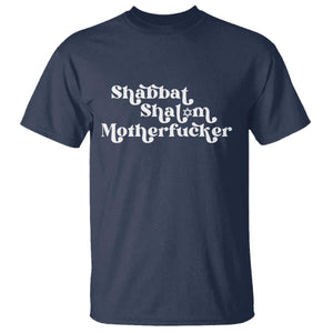 Funny Shabbat Shalom Motherfucker T Shirt Jewish Kosher TS11 Navy Print Your Wear
