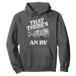 Funny Christmas Movie Hoodie That There's An RV Led Lights Camping Motorhome TS11 Dark Heather Print Your Wear