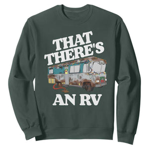 Funny Christmas Movie Sweatshirt That There's An RV Led Lights Camping Motorhome TS11 Dark Forest Green Print Your Wear
