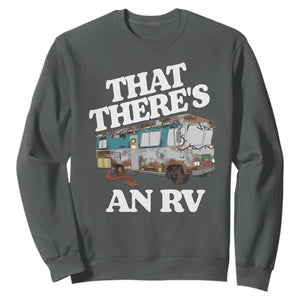 Funny Christmas Movie Sweatshirt That There's An RV Led Lights Camping Motorhome TS11 Dark Heather Print Your Wear