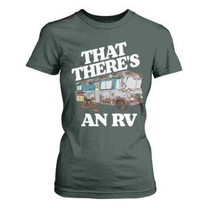 Funny Christmas Movie T Shirt For Women That There's An RV Led Lights Camping Motorhome TS11 Dark Forest Green Print Your Wear