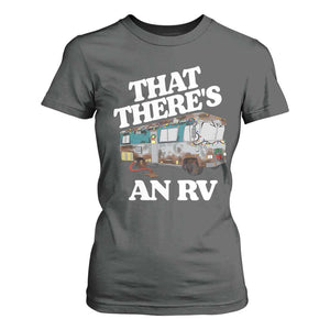 Funny Christmas Movie T Shirt For Women That There's An RV Led Lights Camping Motorhome TS11 Dark Heather Print Your Wear
