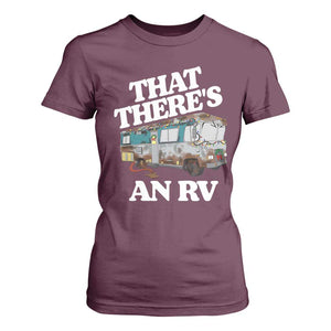 Funny Christmas Movie T Shirt For Women That There's An RV Led Lights Camping Motorhome TS11 Maroon Print Your Wear