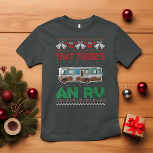 Funny Christmas Movie T Shirt That There's An RV Camping Motorhome Bell TS11 Dark Heather Print Your Wear