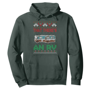 Funny Christmas Movie Hoodie That There's An RV Camping Motorhome Bell TS11 Dark Forest Green Print Your Wear