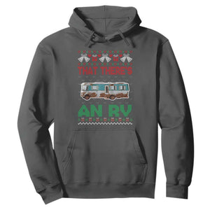 Funny Christmas Movie Hoodie That There's An RV Camping Motorhome Bell TS11 Dark Heather Print Your Wear
