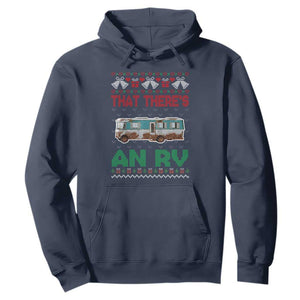 Funny Christmas Movie Hoodie That There's An RV Camping Motorhome Bell TS11 Navy Print Your Wear