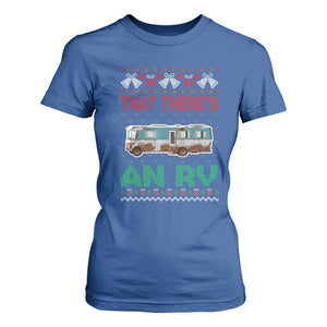 Funny Christmas Movie T Shirt For Women That There's An RV Camping Motorhome Bell TS11 Royal Blue Print Your Wear