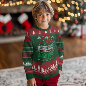 Funny Xmas Movie Ugly Christmas Sweater That There's An RV Camping Motorhome Bell TS11 Christmas Print Your Wear