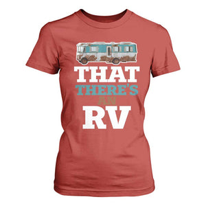 Funny Christmas Movie T Shirt For Women That There's An RV Camping Car Motorhome TS11 Red Print Your Wear