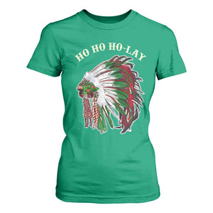 Funny Christmas Native American T Shirt For Women Ho Ho Ho Lay Vintage War Bonnet TS11 Irish Green Print Your Wear