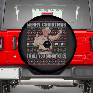 Merry Christmas To All You Sumbitches Spare Tire Cover Funny Smokey Xmas Movie The Bandit TS11 Black Print Your Wear