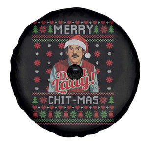 Funny Chit Christmas Spare Tire Cover Merry Chit Mas Do It Lady Ugly Xmas TS11 Print Your Wear