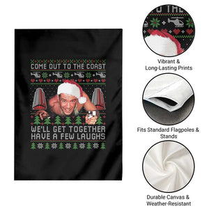 Funny Nakatomi Plaza Christmas Garden Flag Come Out To The Coast John Xmas 80's Die Movie TS11 Print Your Wear