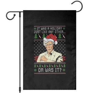 True Crime Christmas Keith Garden Flag Funny It Was A Holiday Just Like Any Other Or Was It TS11 Black Print Your Wear