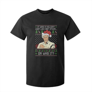True Crime Christmas Keith T Shirt For Kid Funny It Was A Holiday Just Like Any Other Or Was It TS11 Black Print Your Wear