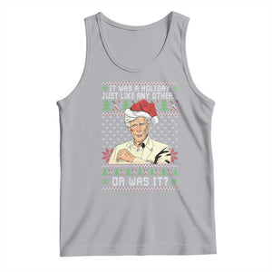 True Crime Christmas Keith Tank Top Funny It Was A Holiday Just Like Any Other Or Was It TS11 Athletic Heather Print Your Wear