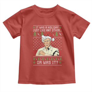True Crime Christmas Keith Toddler T Shirt Funny It Was A Holiday Just Like Any Other Or Was It TS11 Red Print Your Wear
