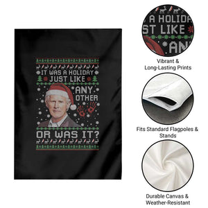 True Crime Christmas Keith Garden Flag Funny It Was A Holiday Just Like Any Other Or Was It Bloody Hand TS11 Print Your Wear