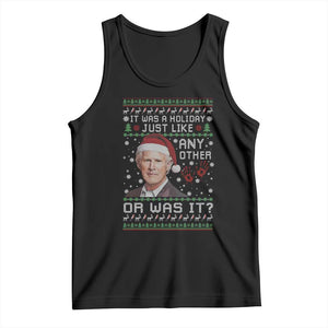 True Crime Christmas Keith Tank Top Funny It Was A Holiday Just Like Any Other Or Was It Bloody Hand TS11 Black Print Your Wear
