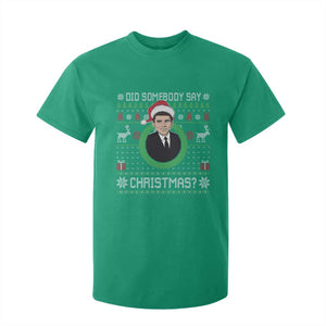 Did Somebody Say Christmas T Shirt For Kid Funny 90s Movie Lloyd Xmas TS11 Irish Green Print Your Wear