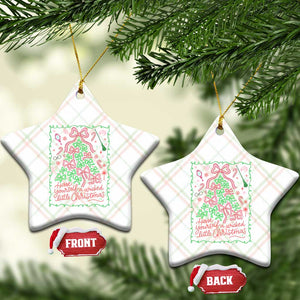 Have Yourself A Wicked Little Christmas Ceramic Ornament Funny Xmas Wizard Princess TS11 Print Your Wear