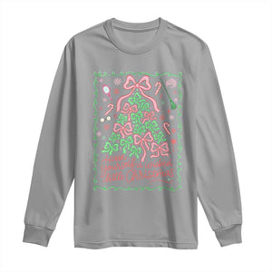 Have Yourself A Wicked Little Christmas Long Sleeve Shirt Funny Xmas Wizard Princess TS11 Sport Gray Print Your Wear