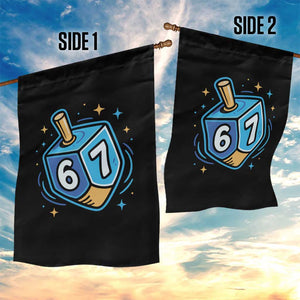 Funny 67 Hanukkah Dreidel Garden Flag Chanukah Star Of David TS11 Print Your Wear