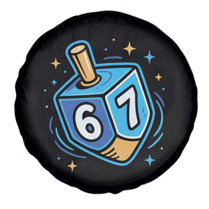 Funny 67 Hanukkah Dreidel Spare Tire Cover Chanukah Star Of David TS11 Print Your Wear
