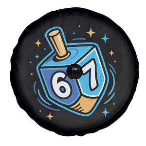 Funny 67 Hanukkah Dreidel Spare Tire Cover Chanukah Star Of David TS11 Print Your Wear