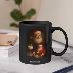 Funny Christmas Santa Drinking Milk Dank Meme Coffee Mug TS11 Print Your Wear