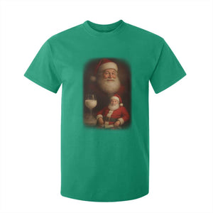 Funny Christmas Santa Drinking Milk Dank Meme T Shirt For Kid TS11 Irish Green Print Your Wear