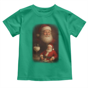 Funny Christmas Santa Drinking Milk Dank Meme Toddler T Shirt TS11 Irish Green Print Your Wear