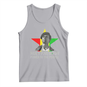 Huey P.Newton Power To The People Tank Top Black Panther Party Black History Month TS11 Athletic Heather Print Your Wear