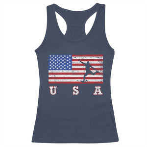 Patriotic Soccer Racerback Tank Top USA American Flag Team TS11 Navy Print Your Wear