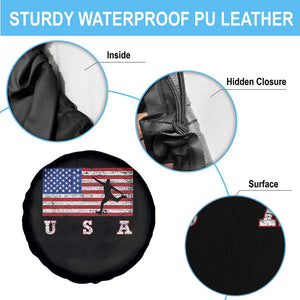 Patriotic Soccer Spare Tire Cover USA American Flag Team TS11 Print Your Wear