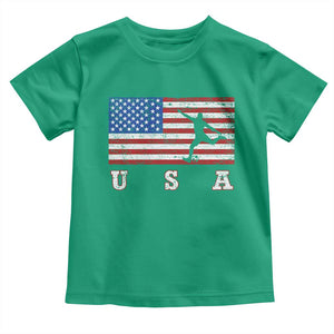 Patriotic Soccer Toddler T Shirt USA American Flag Team TS11 Irish Green Print Your Wear