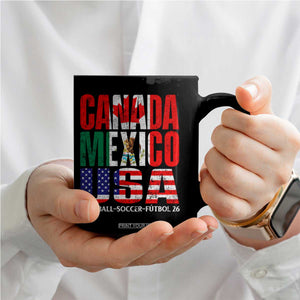 Soccer Lover Coffee Mug Canada Mexico USA Pride Football Futbol 2026 TS11 Print Your Wear