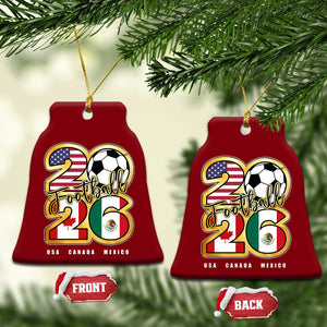 Soccer Football Lover Ceramic Ornament USA Canada Mexico Pride 2026 TS11 Print Your Wear