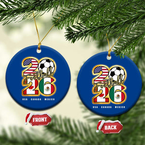 Soccer Football Lover Ceramic Ornament USA Canada Mexico Pride 2026 TS11 1pc Blue Print Your Wear