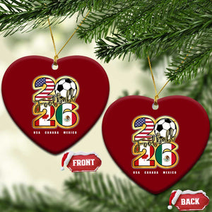 Soccer Football Lover Ceramic Ornament USA Canada Mexico Pride 2026 TS11 Print Your Wear