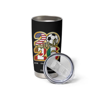 Soccer Football Lover Tumbler Cup USA Canada Mexico Pride 2026 TS11 Print Your Wear