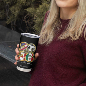 Soccer Football Lover Tumbler Cup USA Canada Mexico Pride 2026 TS11 Print Your Wear