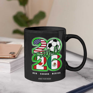 Soccer Football Lover Coffee Mug USA Canada Mexico Pride 26 TS11 Print Your Wear
