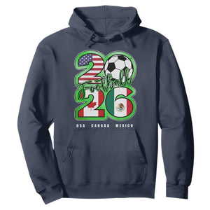 Soccer Football Lover Hoodie USA Canada Mexico Pride 26 TS11 Navy Print Your Wear
