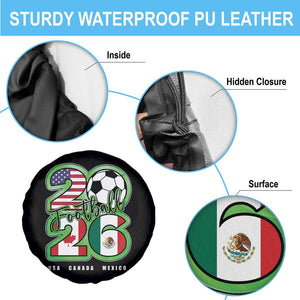 Soccer Football Lover Spare Tire Cover USA Canada Mexico Pride 26 TS11 Print Your Wear