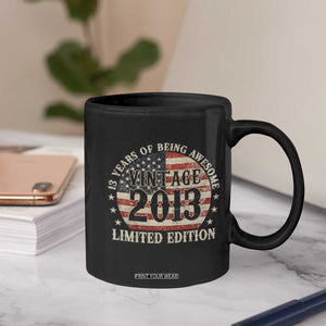 13th Birthday 2026 Coffee Mug Vintage 2013 Limited Edition 13 Years Of Being Awesome TS11 Print Your Wear