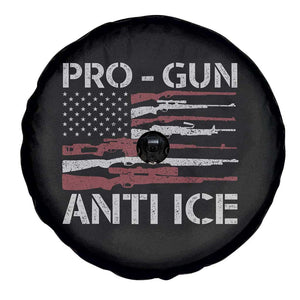 Pro Gun Anti Ice Spare Tire Cover Vintage American Flag 2nd Amendment Support TS11 Print Your Wear